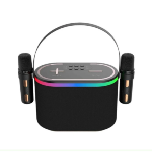 A95 Bluetooth Karaoke Hangszóró 2 Vezeték Nélküli Mikrofonnal - Kompakt és Teljesítményes Szórakozás