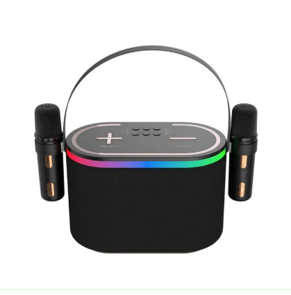 A95 Bluetooth Karaoke Hangszóró 2 Vezeték Nélküli Mikrofonnal - Kompakt és Teljesítményes Szórakozás