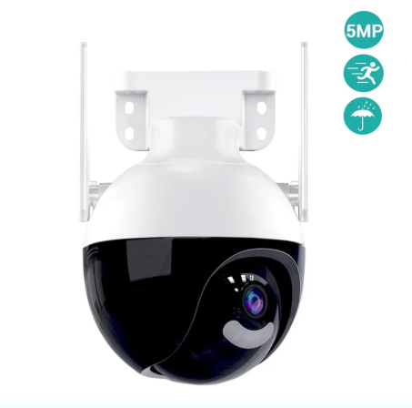 4K Ultra HD Wi-Fi IP Gömb Kamera – 360° Panoráma, IP66, 5× Optikai Zoom és Intelligens Humán-Detektor