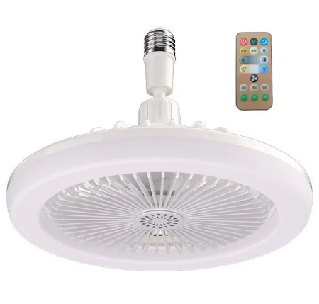 Golxmse Mennyezeti Ventilátor Világítással E27 Foglalattal és Távirányítóval