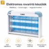 Elektromos Rovarirtó Lámpa UV Fénnyel – Szúnyog- és Légycsapda Otthonra, Üzletbe, Raktárba 80w