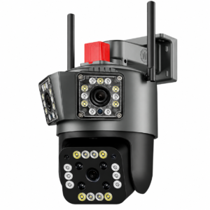 Háromszoros megfigyelő kamera Wifi Smart 360 fokos elforgatás mozgásérzékelő